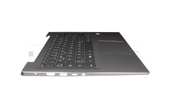 5CB0P29429 original Lenovo clavier incl. topcase DE (allemand) gris/bronze avec rétro-éclairage (sans empreinte digitale)