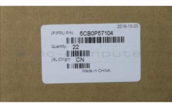 Lenovo 5CB0P57104 Hinge Cover 3N 81AK Grey