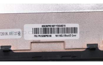 Lenovo 5CB0P95180 COVER Lower Case 3N 81A6/81A7 Black