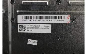 Lenovo 5CB0Q59975 COVER UpperCase W 81AX IG W/KB NBL RU