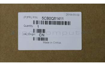 Lenovo 5CB0Q81411 COVER UpperCase 3N 81A6 OB W/KB HEB