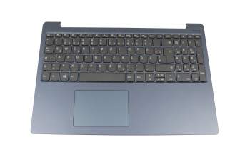 5CB0R07349 original Lenovo clavier incl. topcase DE (allemand) gris/bleu