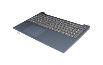 5CB0R07349 original Lenovo clavier incl. topcase DE (allemand) gris/bleu