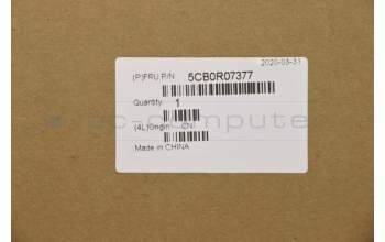 Lenovo 5CB0R07377 COVER Upper Case 3N 81F5 PG W/KB NBL ARA