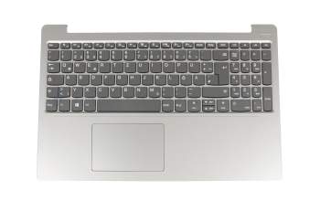 5CB0R07388 original Lenovo clavier incl. topcase DE (allemand) gris/argent