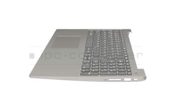 5CB0R07388 original Lenovo clavier incl. topcase DE (allemand) gris/argent