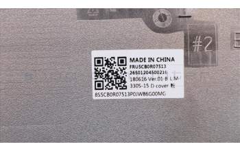 Lenovo 5CB0R07513 COVER Lower Case 3N 81GB LRPK