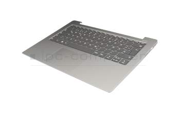 5CB0R07724 original Lenovo clavier incl. topcase DE (allemand) gris/argent