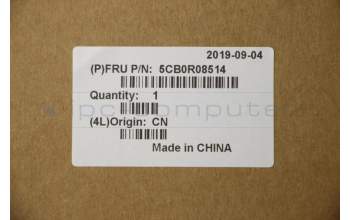 Lenovo 5CB0R08514 COVER UpperCase L 81EK W/KB IG FP BL US