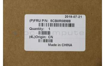 Lenovo 5CB0R08988 COVER LCD Cover L 81EM IG W/TP