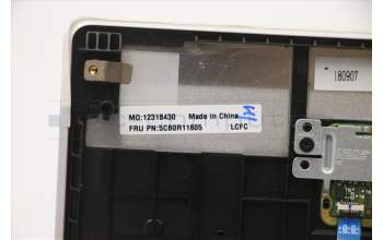 Lenovo 5CB0R11805 COVER UpperCaseL 81EU MGR W/KB FP BL HB