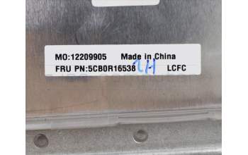 Lenovo 5CB0R16538 COVER UpCaseASM W/KB L81DC CHCO CZE/SLK