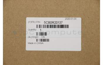 Lenovo 5CB0R20137 COVER LCD COVER L 81EU COPFHDGlassW/Ant