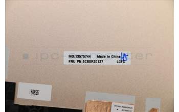 Lenovo 5CB0R20137 COVER LCD COVER L 81EU COPFHDGlassW/Ant