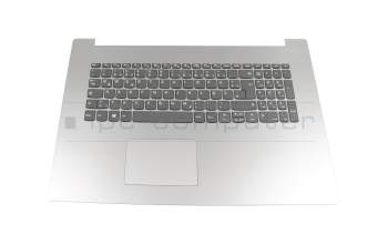 5CB0R20191 original Lenovo clavier incl. topcase DE (allemand) gris/argent