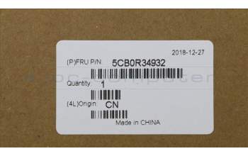 Lenovo 5CB0R34932 COVER UpperCaseC 81HQ W/KB NFP NBL IG ND