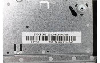 Lenovo 5CB0R57292 COVER UpCaseASM 3N 81F4 MGR NBL W/KB US
