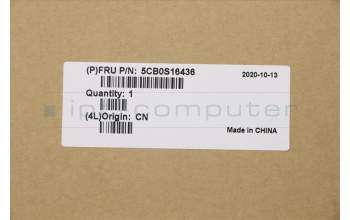 Lenovo 5CB0S16436 COVER Upper Case C 81HE BKW/TPKB BLCF-E