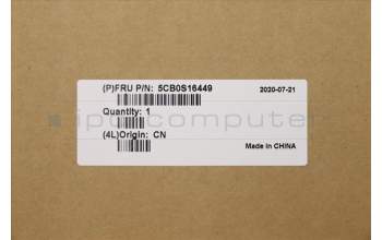 Lenovo 5CB0S16449 COVER Upper Case C 81HE BKW/TPKB BL UKR