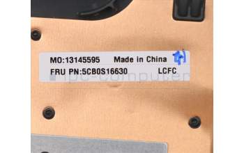 Lenovo 5CB0S16630 COVER Upper Case ASM_AR-E L 81LG GT_BK
