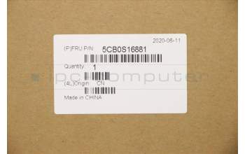 Lenovo 5CB0S16881 COVER Upper Case ASM_BE L81MVIMRGRD