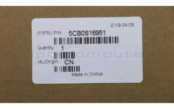 Lenovo 5CB0S16951 COVER LCD Cover L 81MU IMR BK