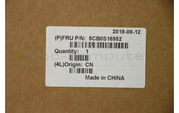 Lenovo 5CB0S16952 COVER LCD Cover L 81MU IMR GR