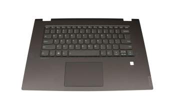 5CB0S17576 original Lenovo clavier incl. topcase US (anglais) gris/gris avec rétro-éclairage