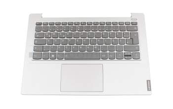 5CB0S18543 original Lenovo clavier incl. topcase DE (allemand) gris/argent avec rétro-éclairage
