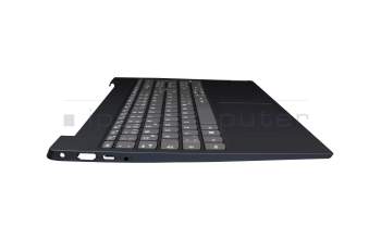 5CB0S18710 original Lenovo clavier incl. topcase DE (allemand) gris/bleu