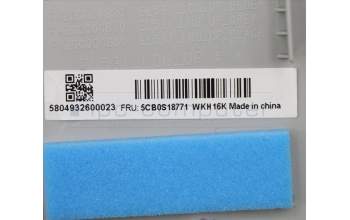 Lenovo 5CB0S18771 COVER Upper case C81N8 GRY BLKB_NORDI