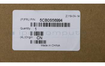 Lenovo 5CB0S56994 COVER UpCaseC81HDBKW/TPKBBLStripCover HB