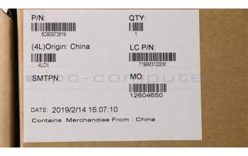 Lenovo 5CB0S72619 COVER Upper Case ASM_GR L 81C4 IG