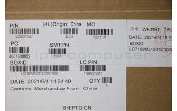 Lenovo 5CB0S72667 COVER Upper Case ASM_US INTE L 81C4 MC