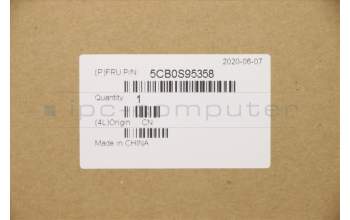 Lenovo 5CB0S95358 COVER FRU COVER ASSY YG BK LCASE LAR