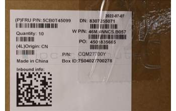 Lenovo 5CB0T45099 COVER Upper Case ASM BU B 81M9 SPT 5M