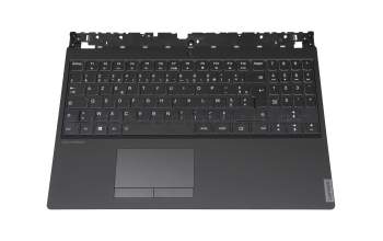 5CB0U42734 original Lenovo clavier incl. topcase FR (français) noir/noir avec rétro-éclairage