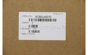 Lenovo 5CB0U43310 COVER LCD Cover B MGR W/tape
