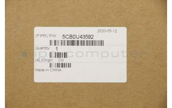 Lenovo 5CB0U43592 COVER UpperCaseASM B NFP_OB_UK W/ND