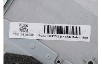 Lenovo 5CB0U43712 COVER Upper Case ASM 81T9 w/NBL KB BEL