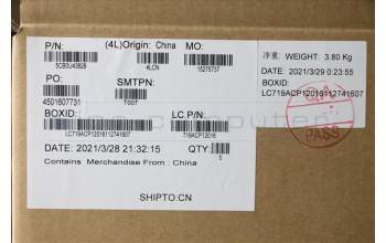 Lenovo 5CB0U43828 COVER Upper Case ASM_HG L 81TD MC