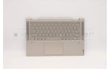 Lenovo 5CB0U43984 C-Cover with keyboard, Czech, Mica, Backlight