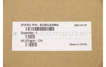 Lenovo 5CB0U43984 C-Cover with keyboard, Czech, Mica, Backlight