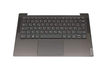 5CB0U44087 original Lenovo clavier incl. topcase DE (allemand) gris/gris avec rétro-éclairage