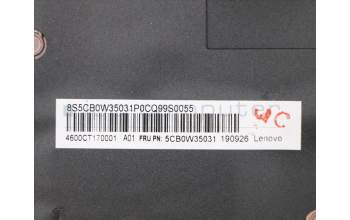 Lenovo 5CB0W35031 COVER FRU C cover w/o FPR SR,Yoga