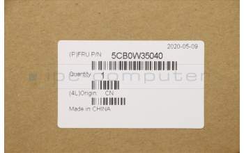 Lenovo 5CB0W35040 COVER FRU C cover w/FPR BK YG BK