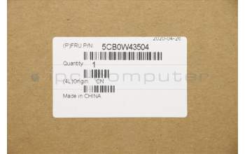 Lenovo 5CB0W43504 COVER Upper Case ASM_BE W 81Q8 MC W/KB