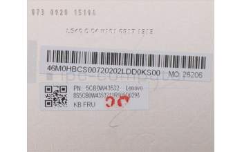 Lenovo 5CB0W43532 COVER Upper Case ASM_UK W 81Q8 MC W/KB