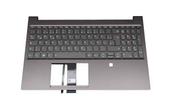 5CB0W43586 original Lenovo clavier incl. topcase DE (allemand) gris/gris avec rétro-éclairage