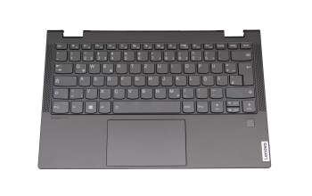 5CB0W43762 original Lenovo clavier incl. topcase DE (allemand) gris/gris avec rétro-éclairage
